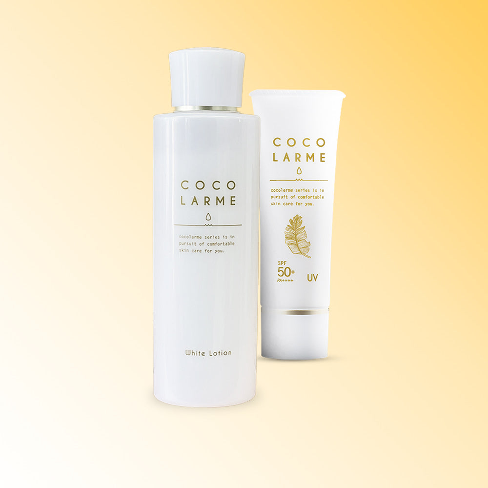 Flat 40% Off - COCOLARME White Lotion with FREE UV Cream Combo set